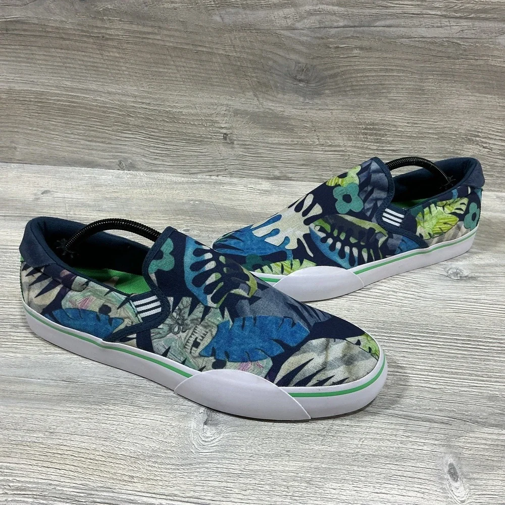 Adidas X Gonz Ghost Slip On Blue Skate Sneakers Shoes Size 11 Men's RARE
